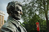 Abe statue Abe statue