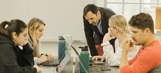 Students in a class